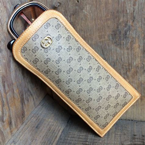 vintage gucci eyeglass case.